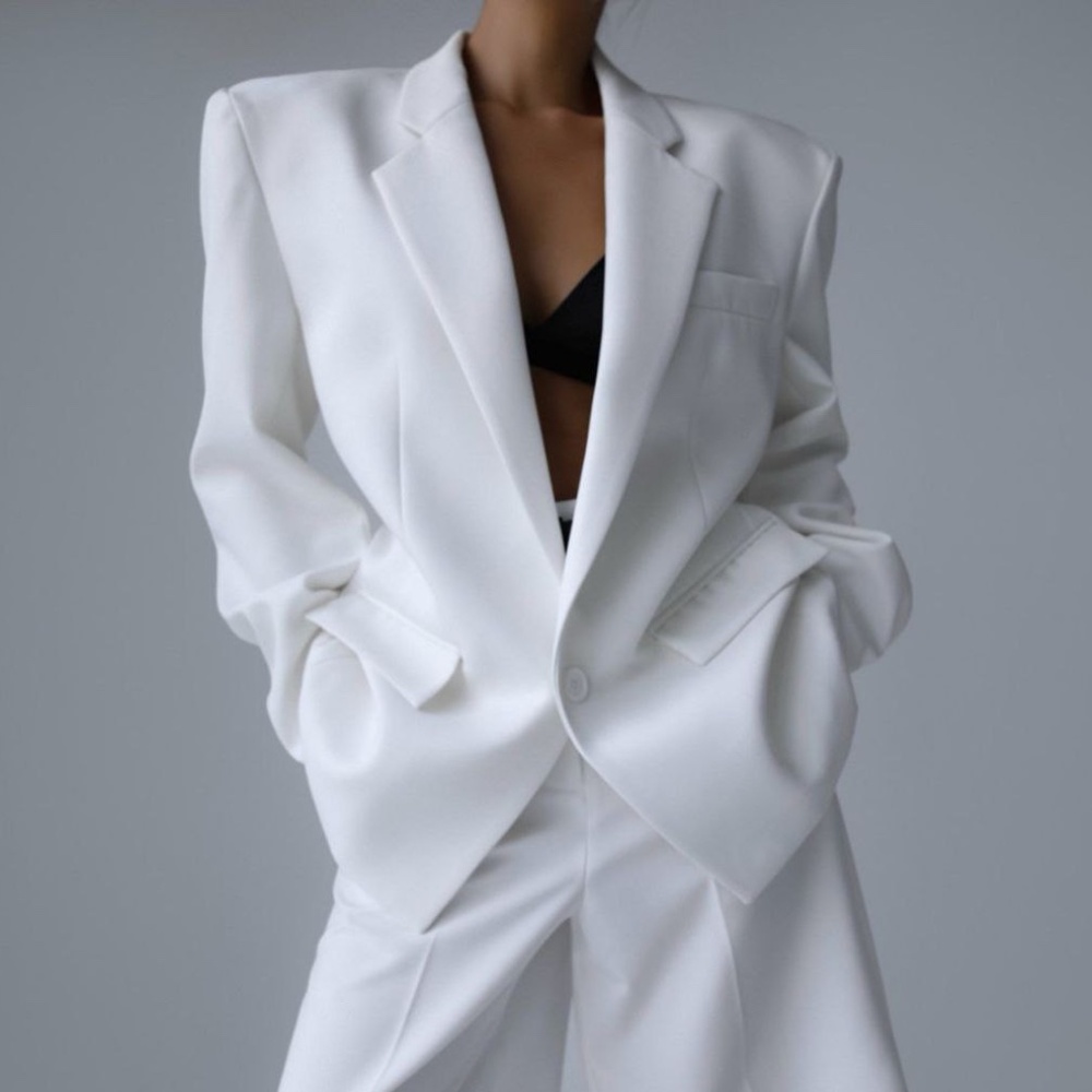 The Frankie shop White women blazer white jacket suit for women stylish blazer